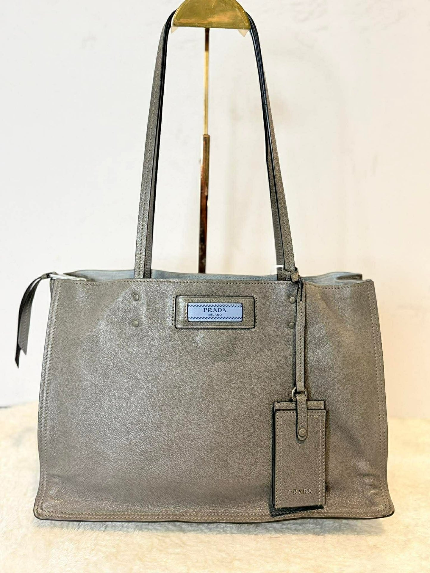 Prada Grey Tote