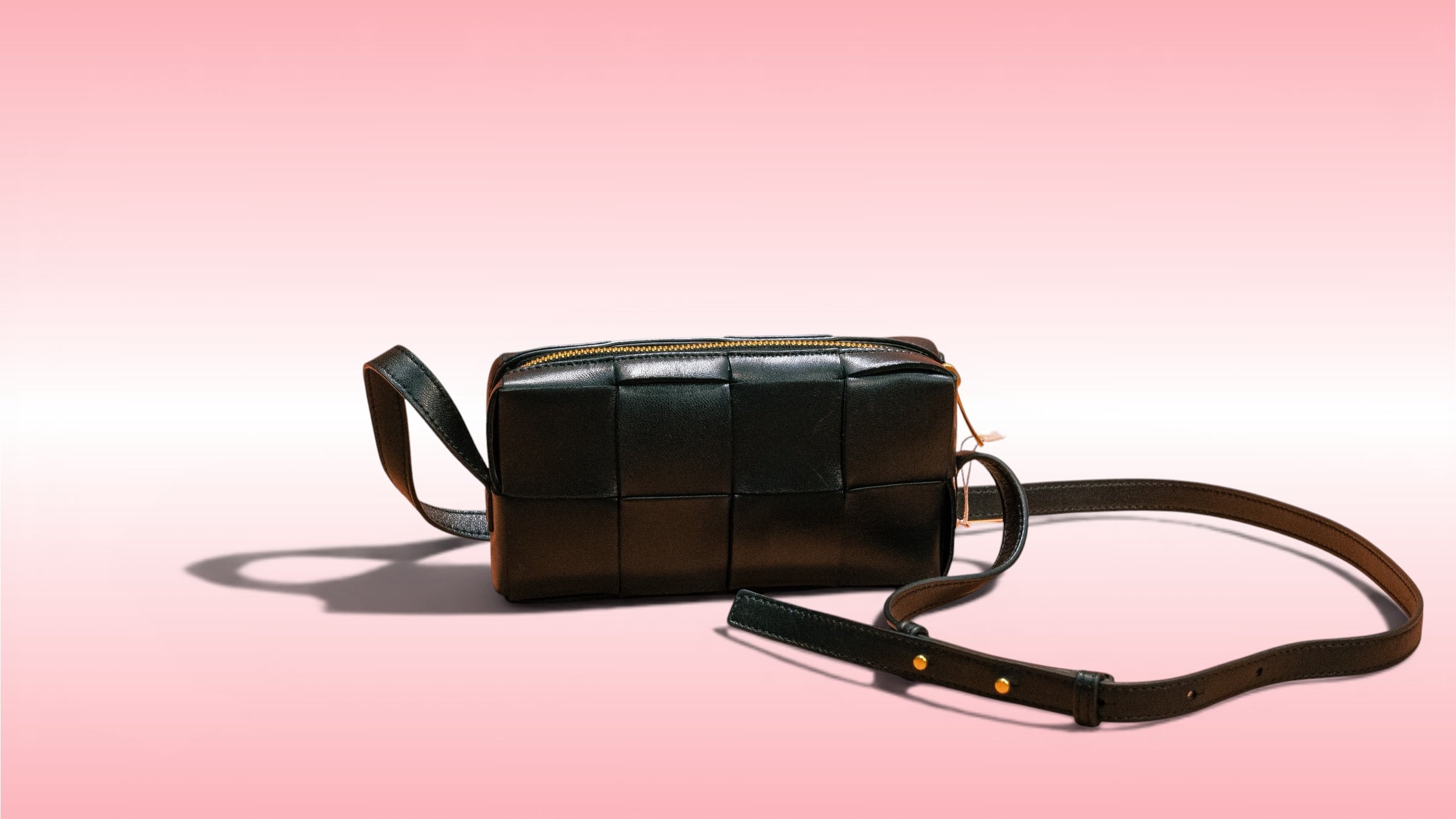 Bottega Veneta Padded Cassette in Black Crossbody Bag