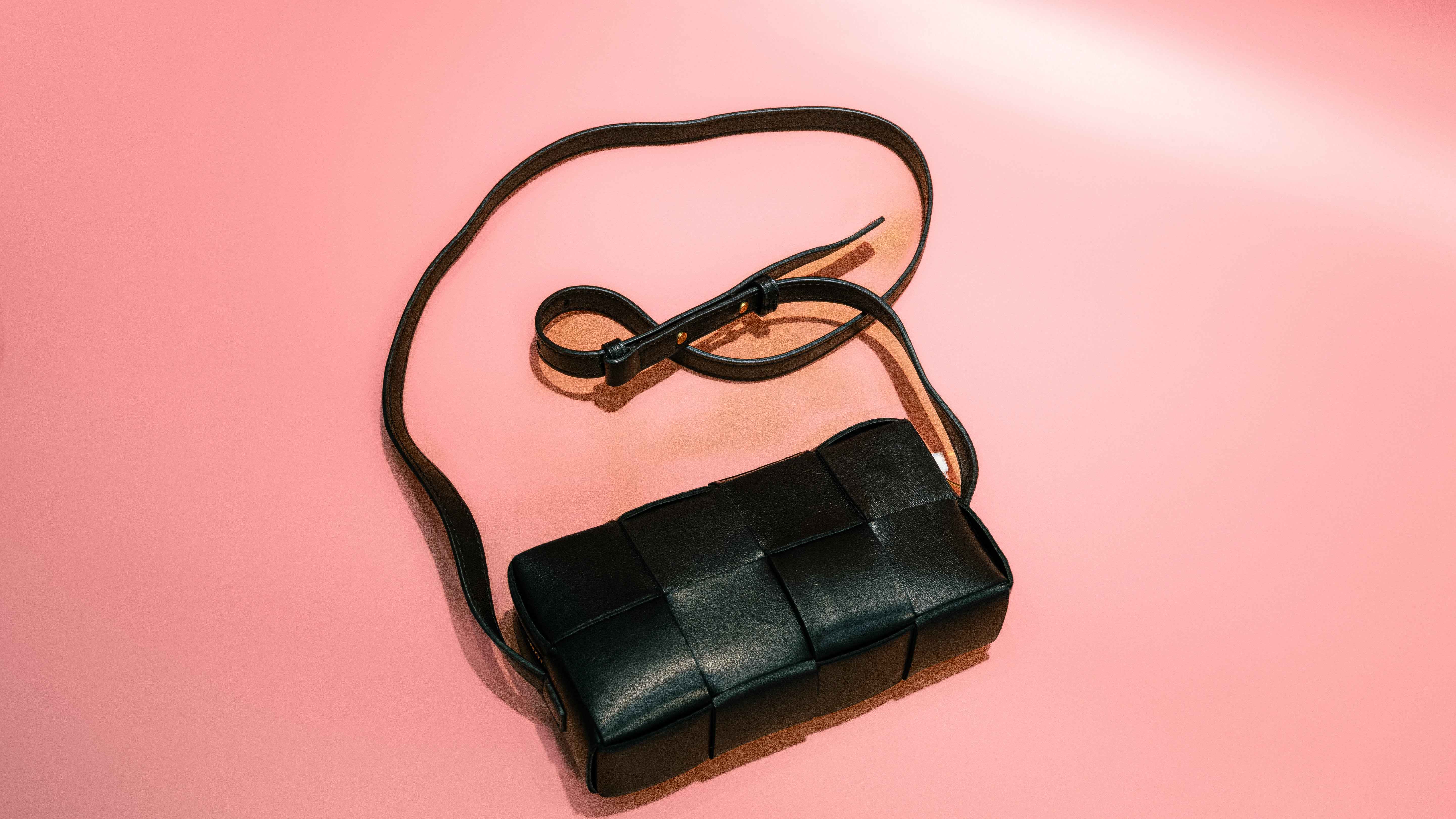 Bottega Veneta Padded Cassette in Black Crossbody Bag