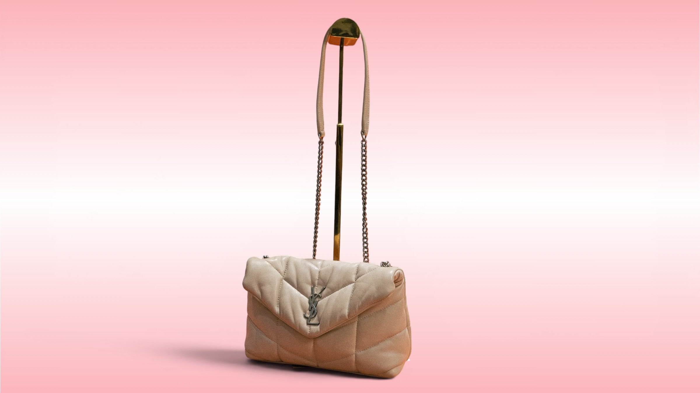 YSL Cream LouLou Puffer