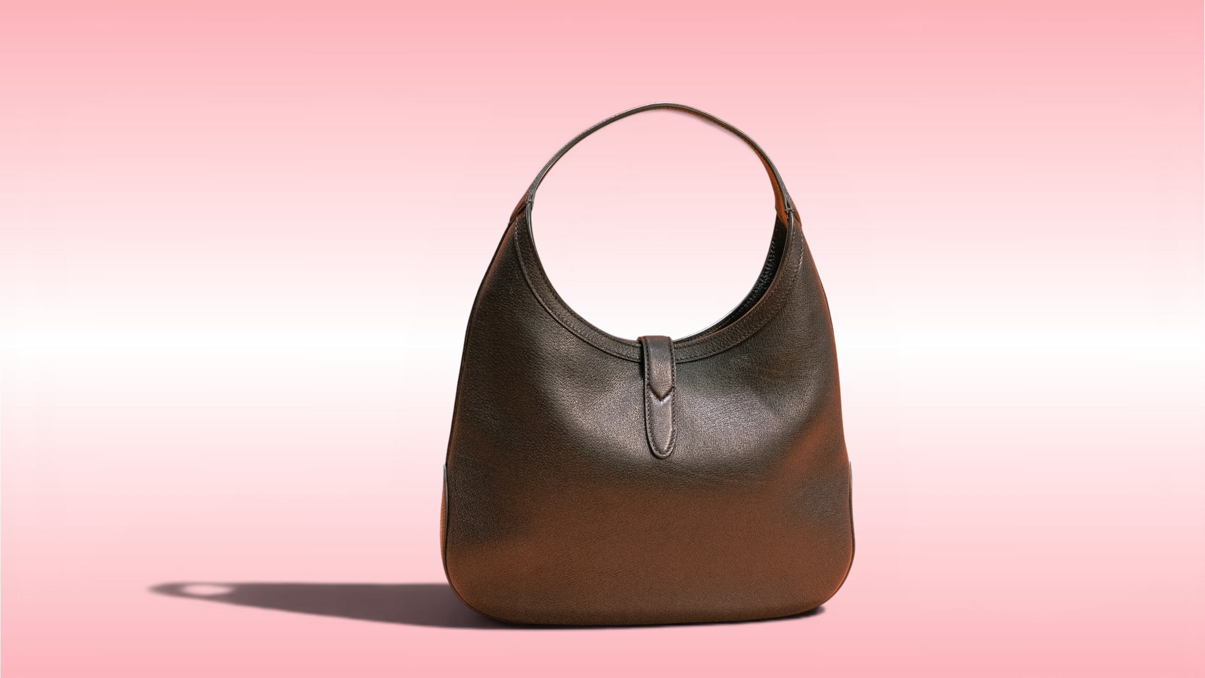 Gucci Vintage Leather Web Medium Jackie Hobo Bag