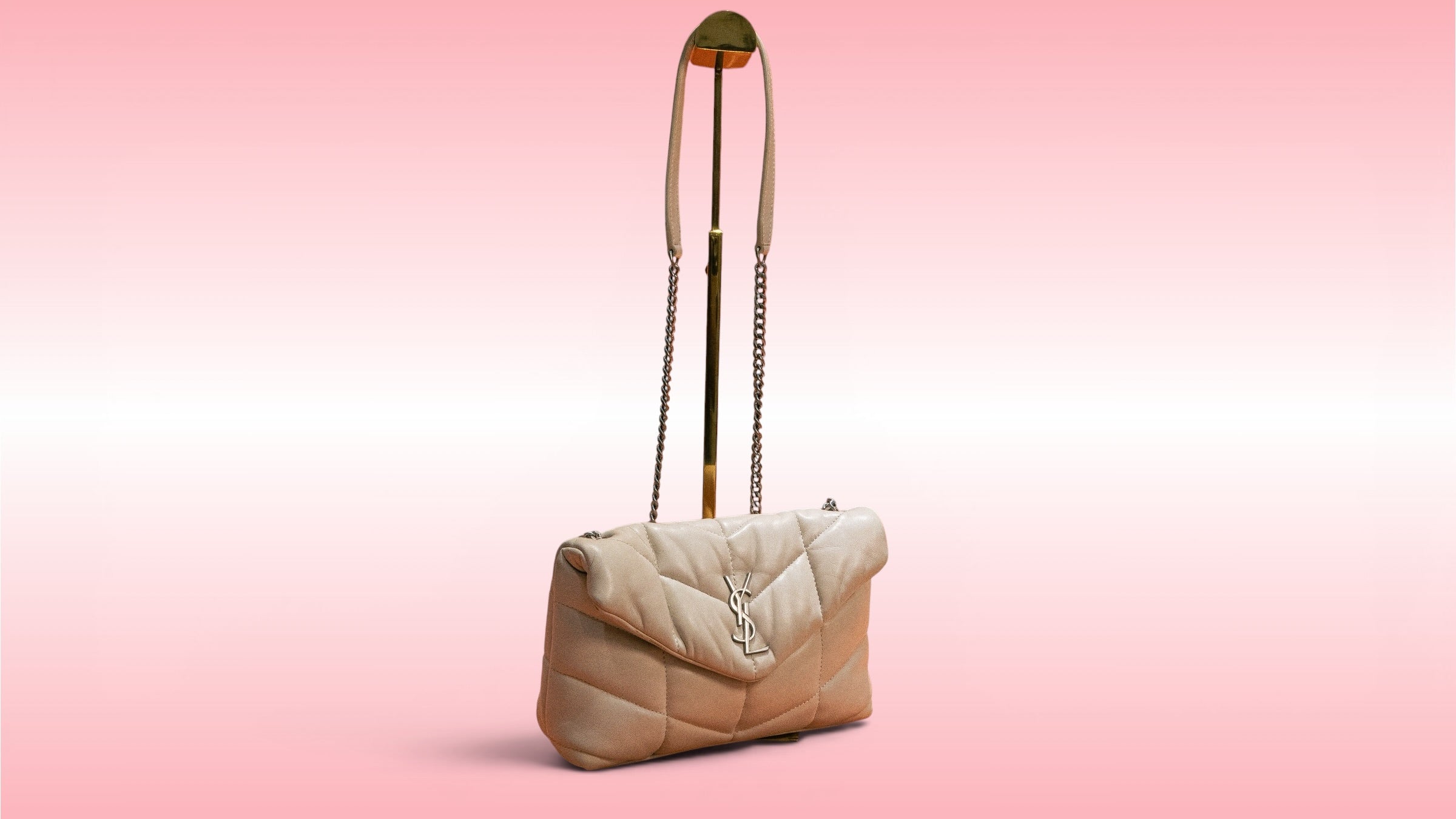 YSL Cream LouLou Puffer