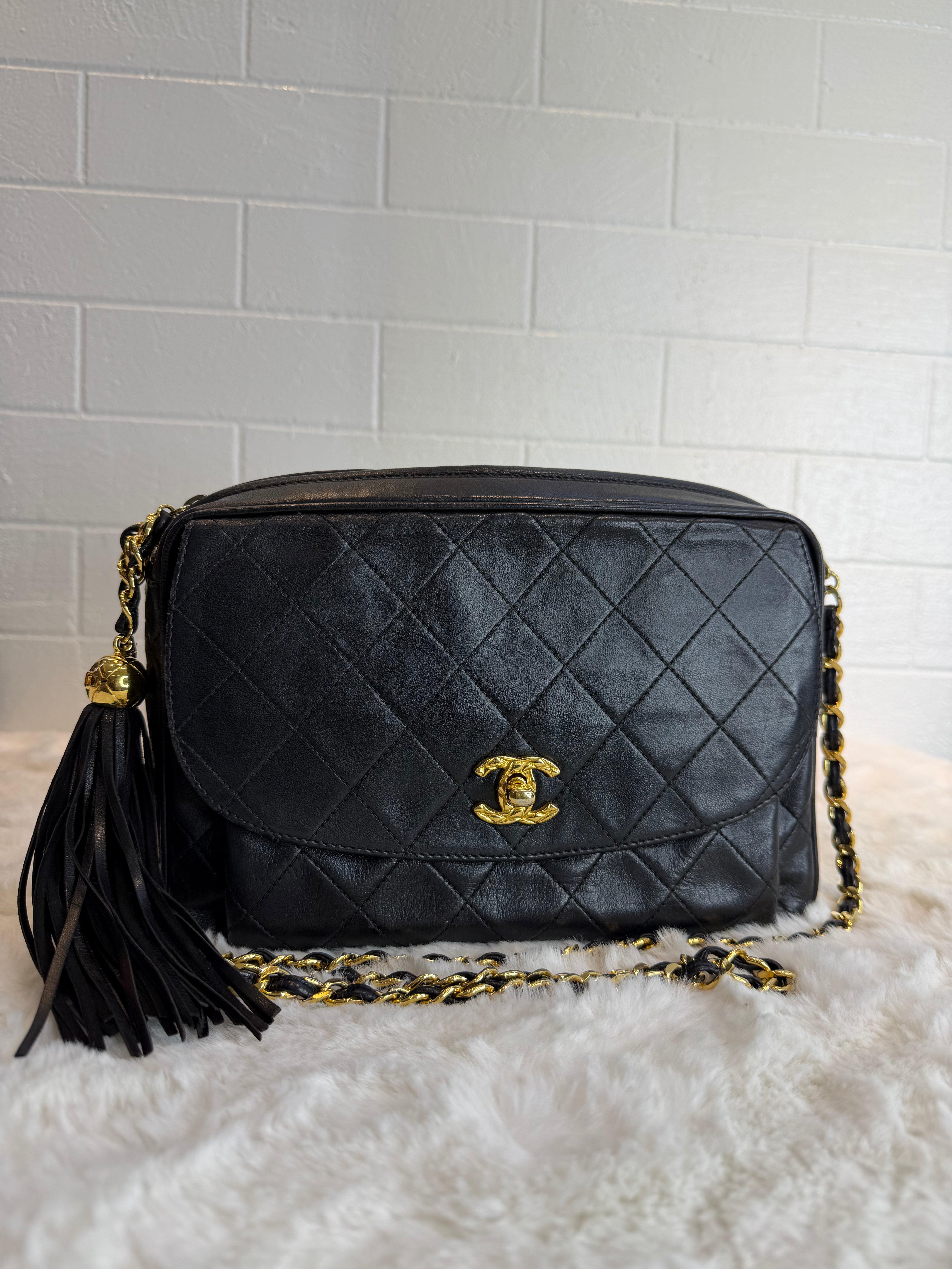 Chanel Vintage Diana Front Pocket Camera Bag