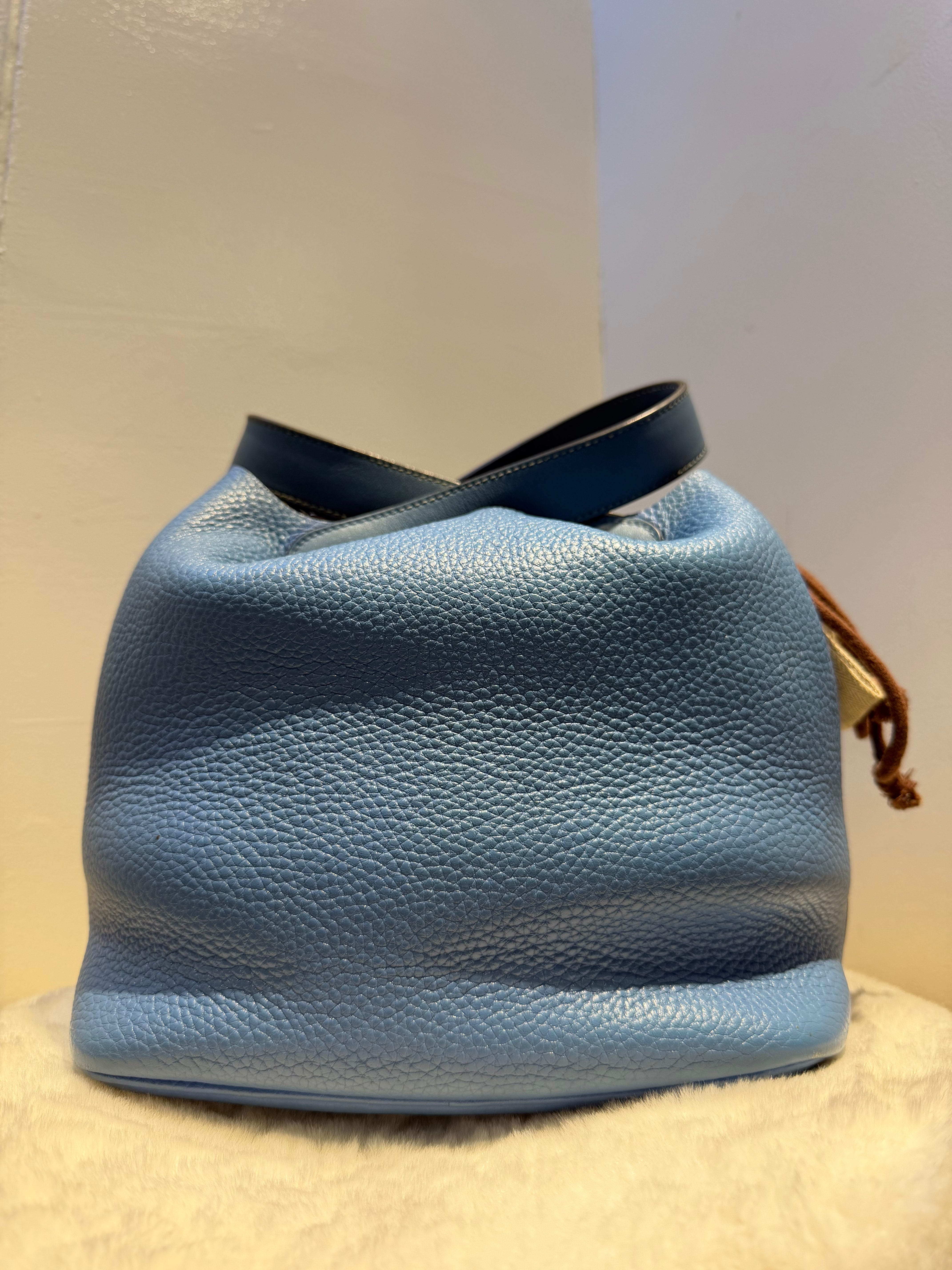 Hermes Picotin Lock Bag 22 (Blue Jean)