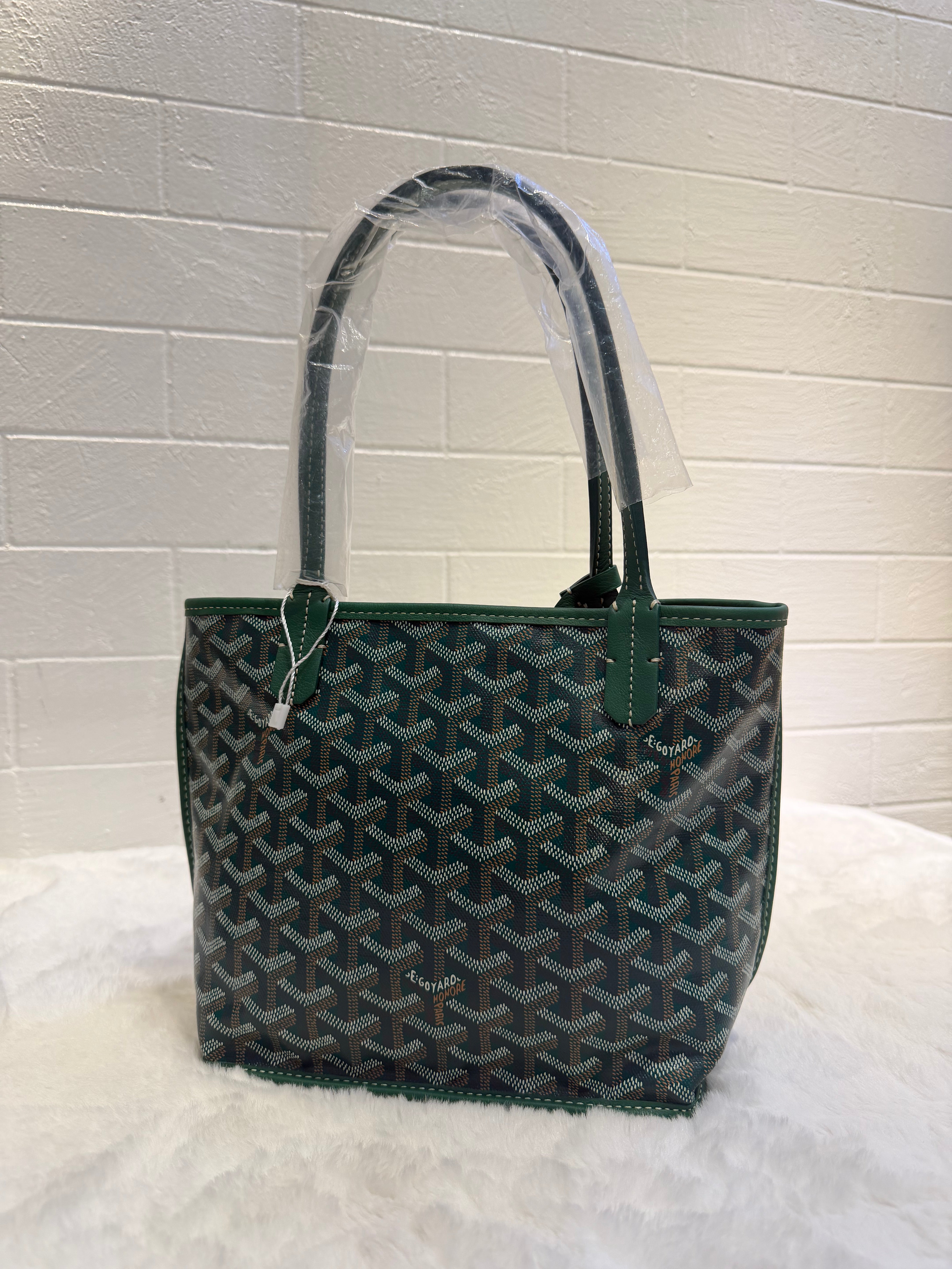 Green Goyard Mini Anjou Tote Bag 22 (Green)
