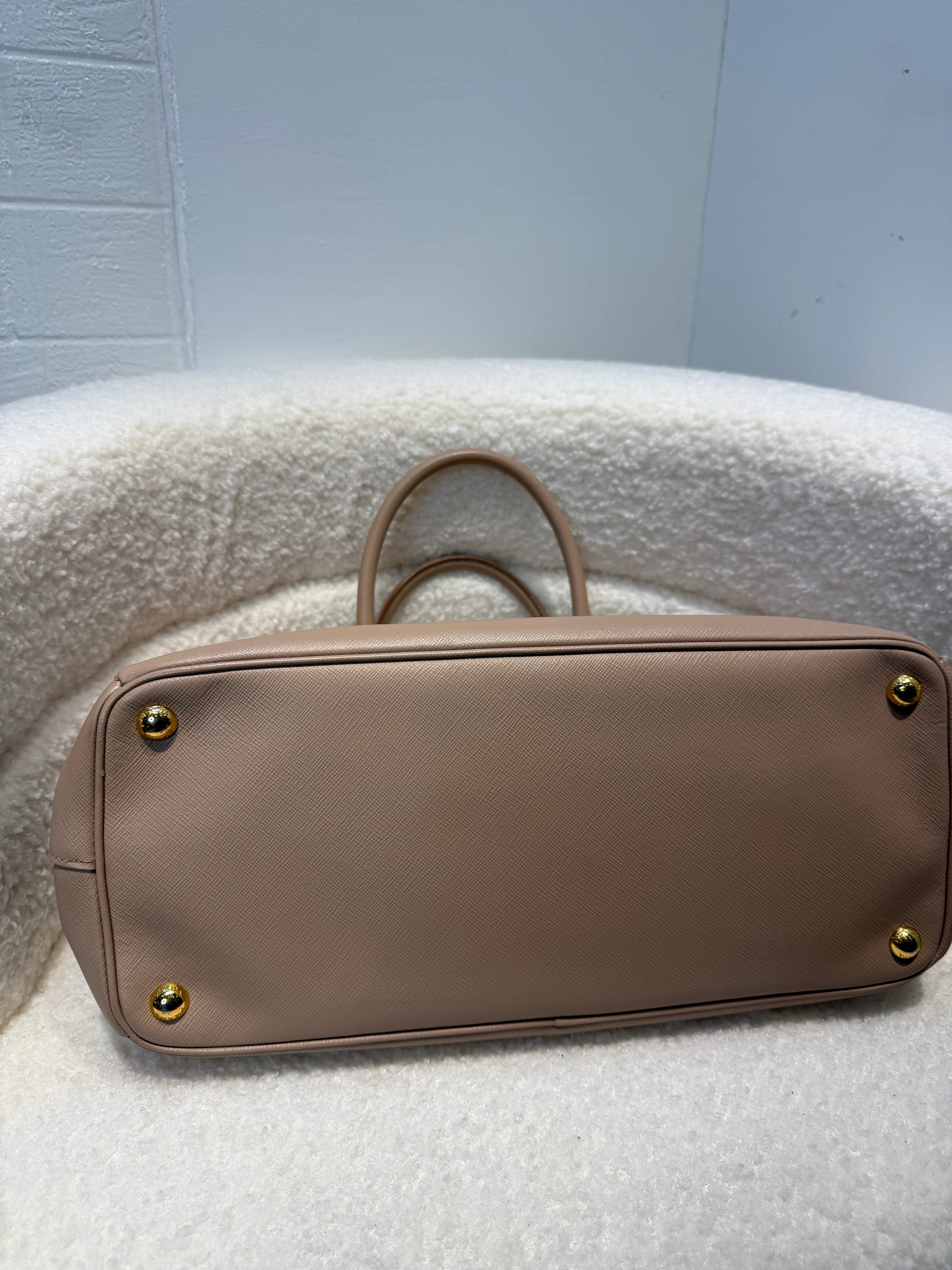 Prada Galleria Saffiano Leather Double Zip