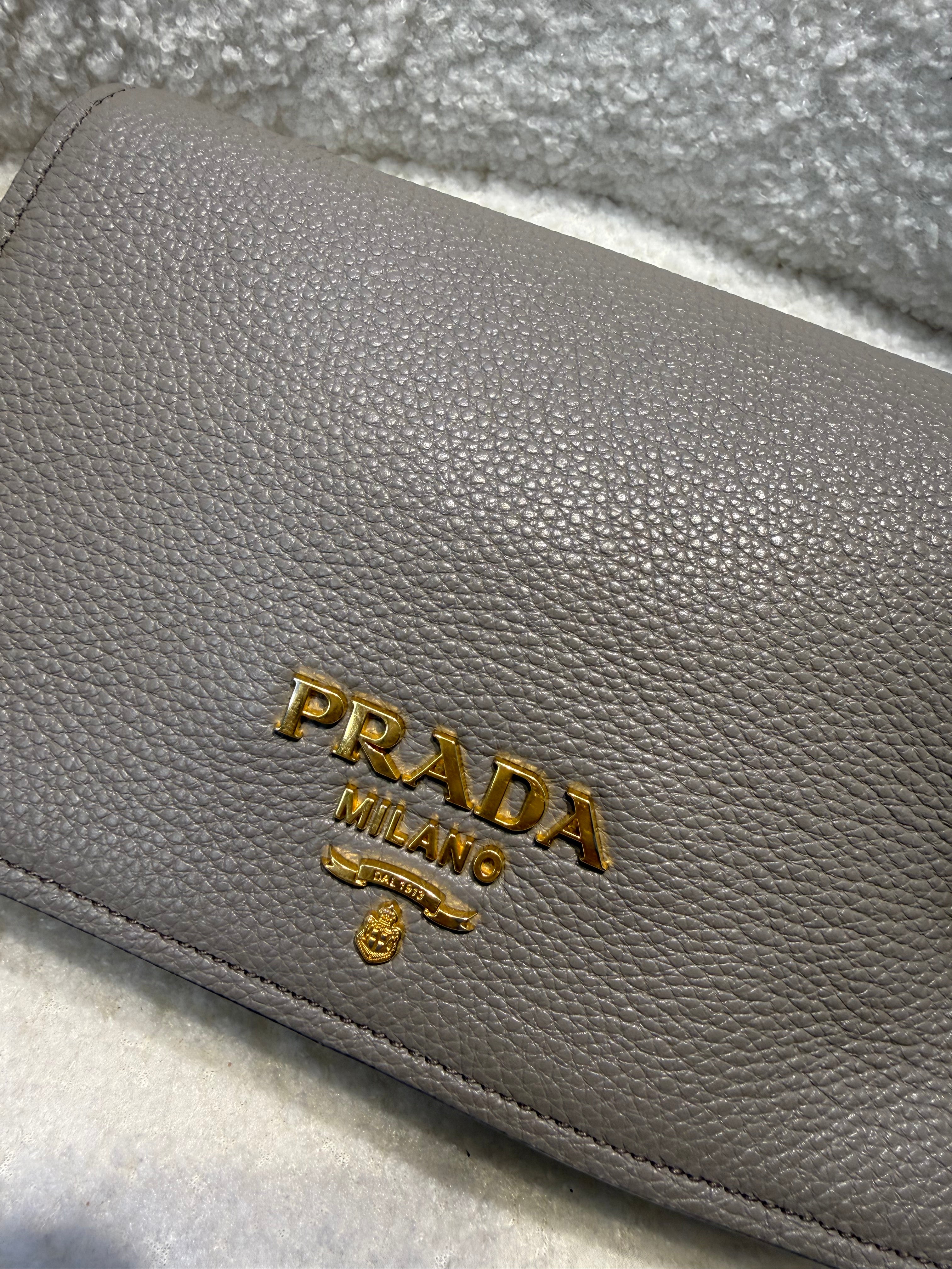 Prada Vitello Phenix Crossbody Bag