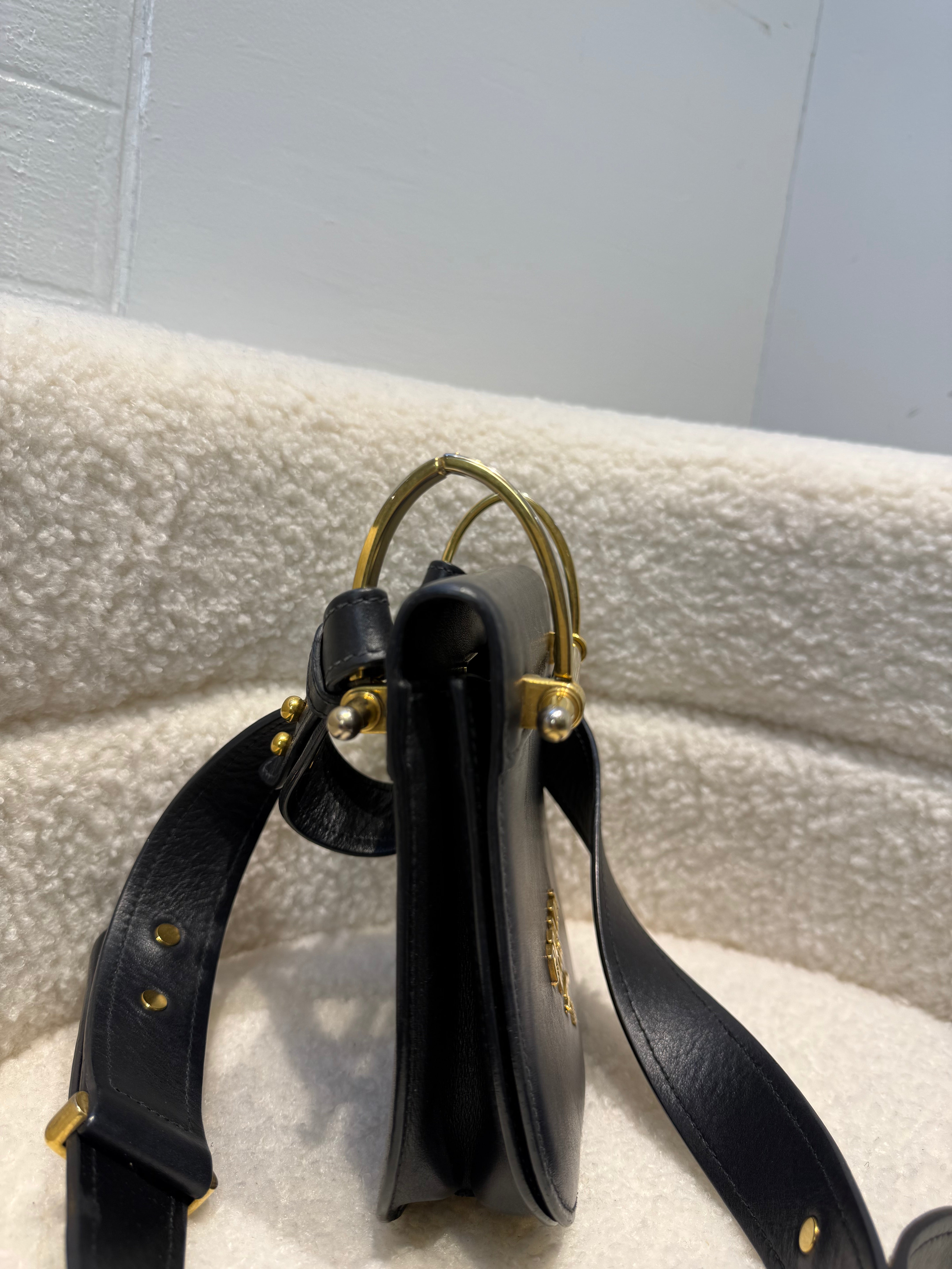 Prada City Calf Pionniere Saddle Bag
