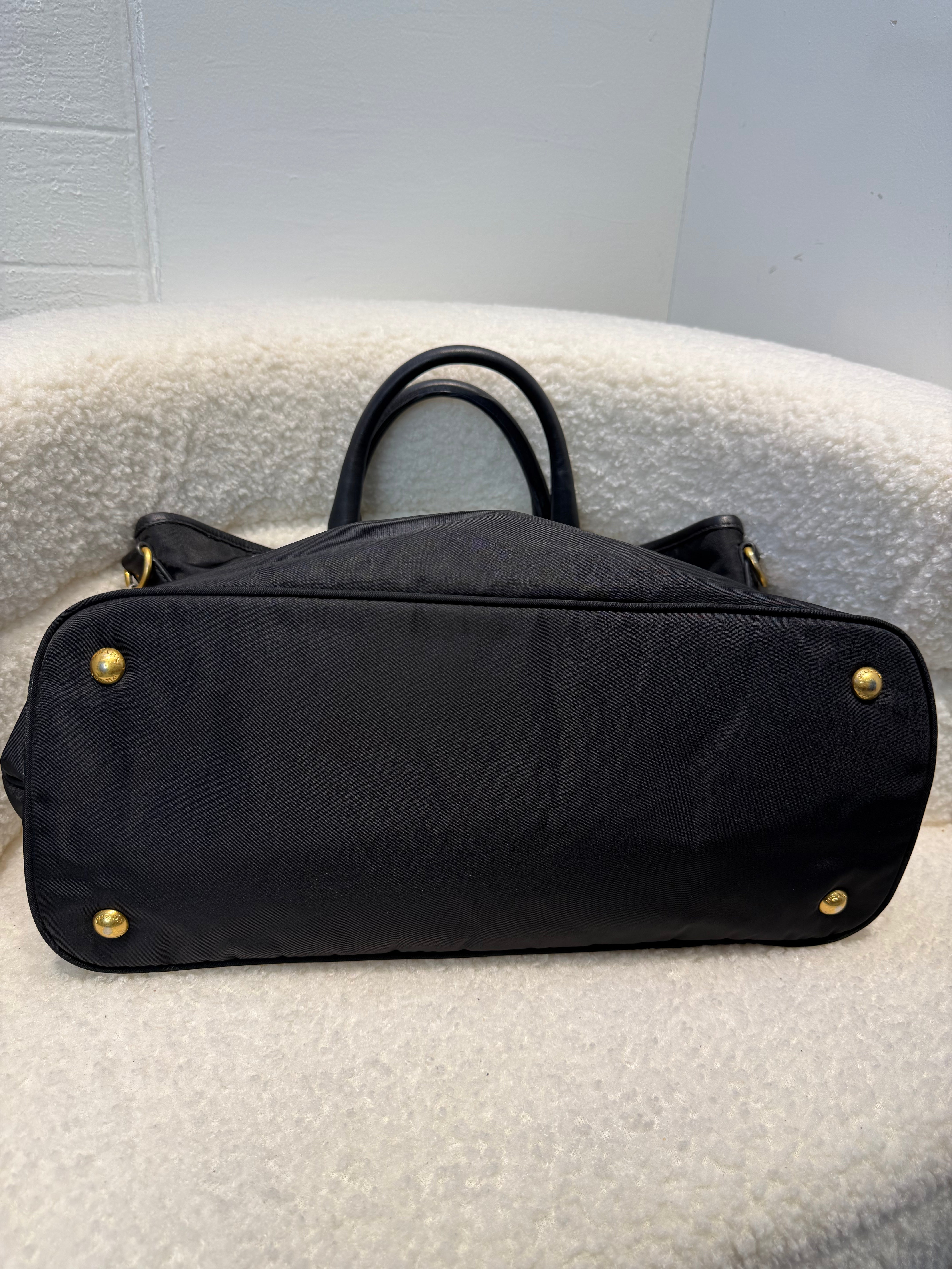 Prada Tesuto Nylon Two-way Tote Bag