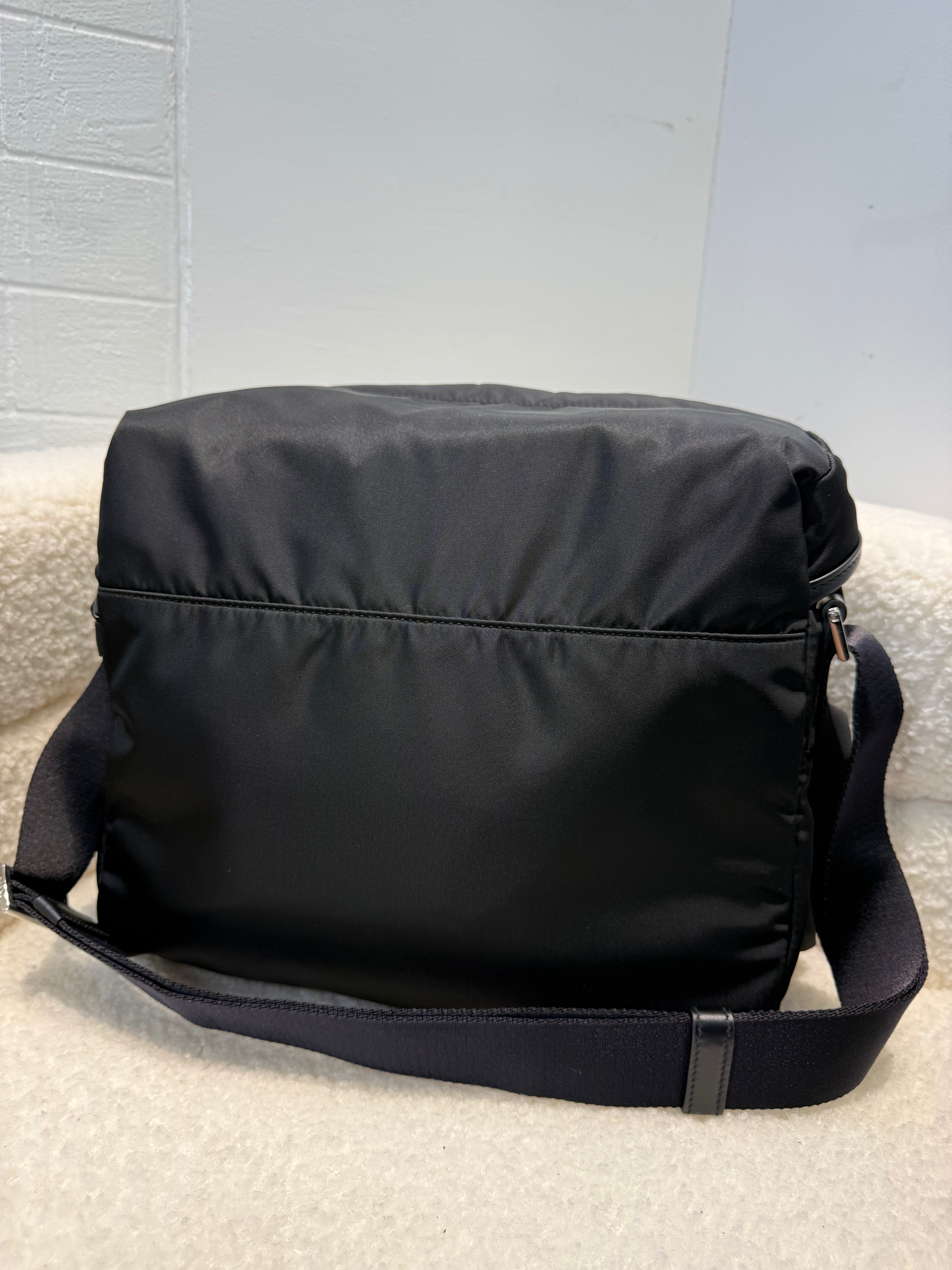 Prada Re-Nylon and Leather Shoulder Bag