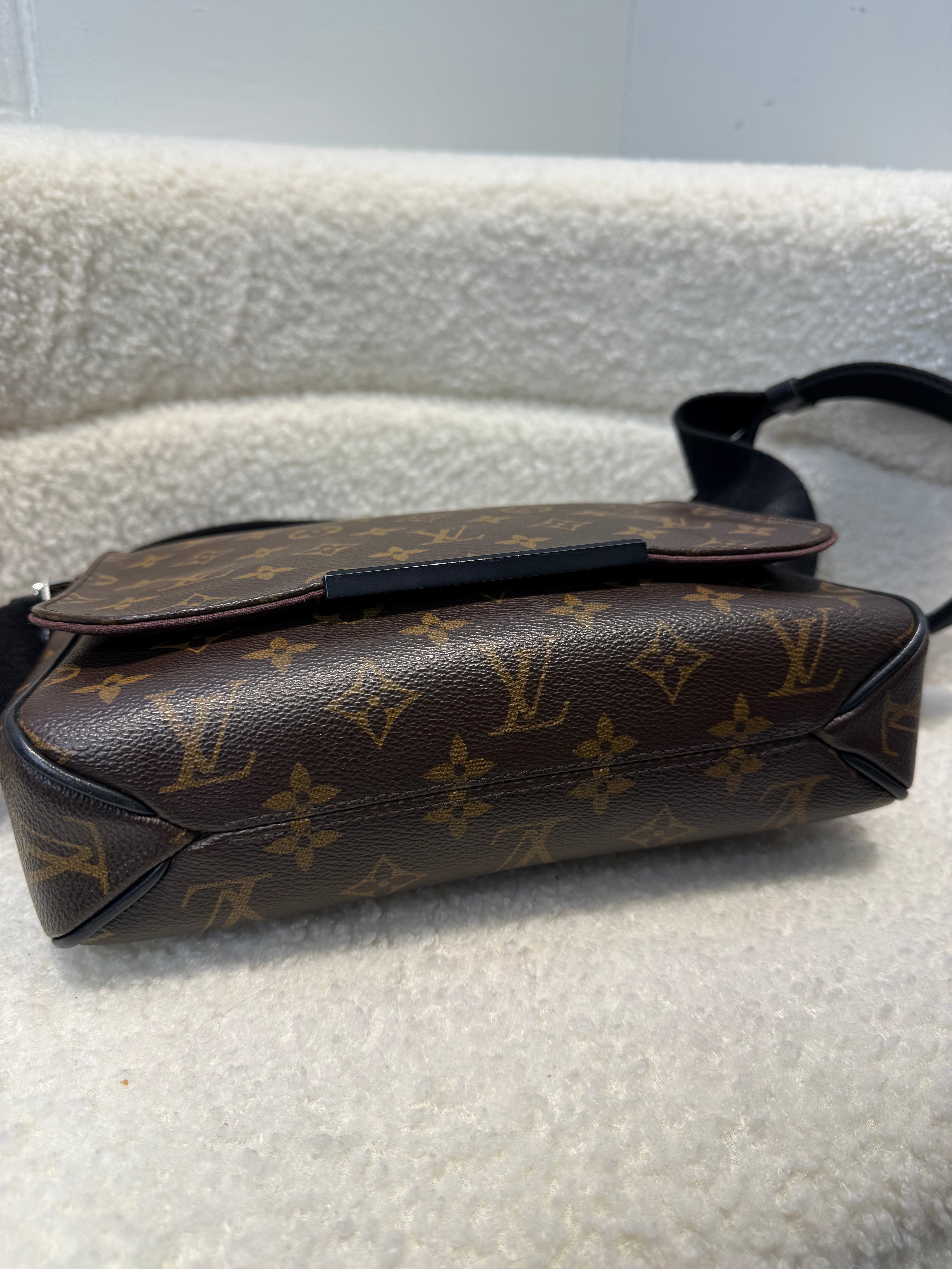Louis Vuitton Macassar District PM Messenger Crossbody Bag