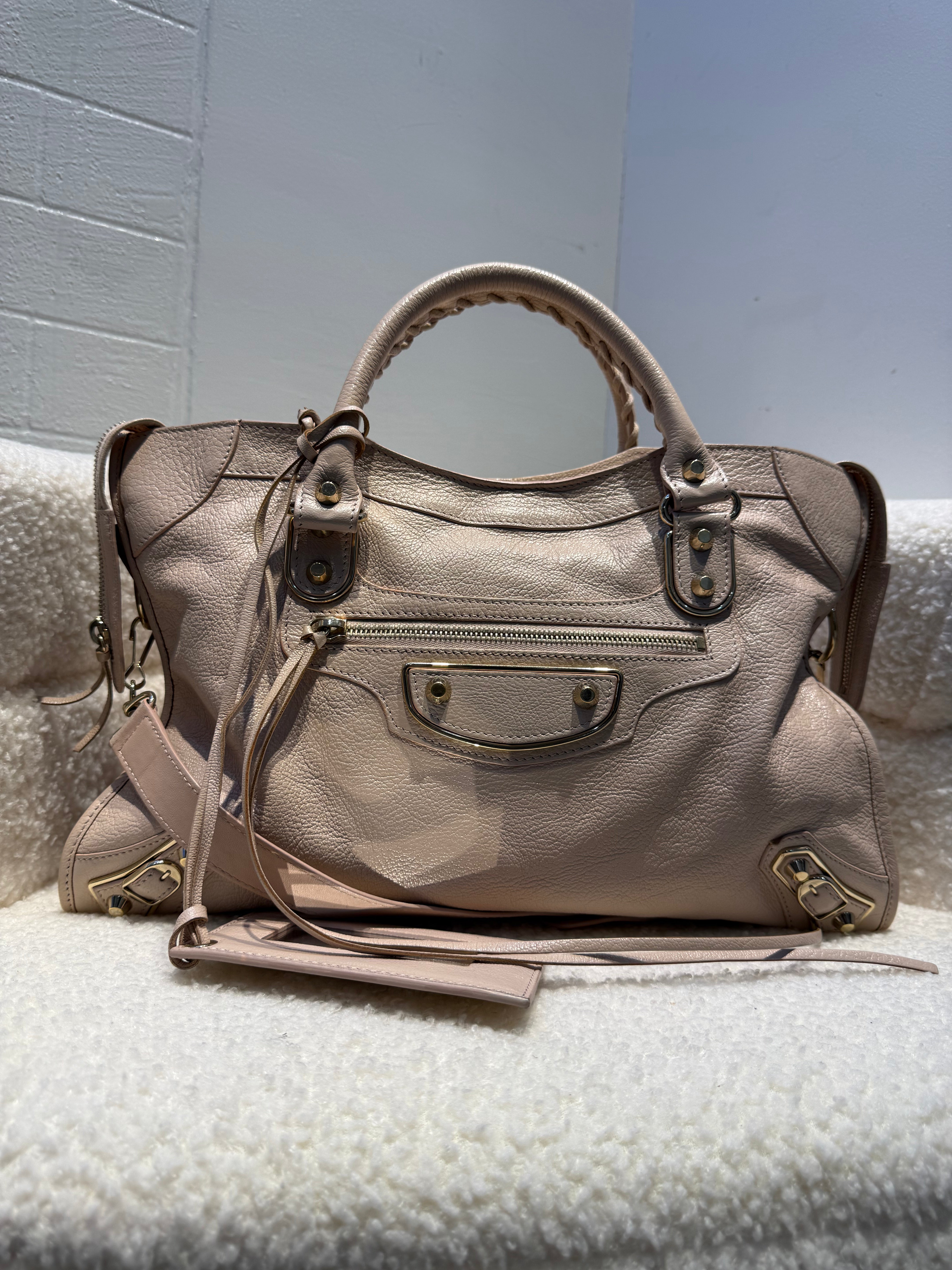 Balenciaga Metallic Edge City Bag