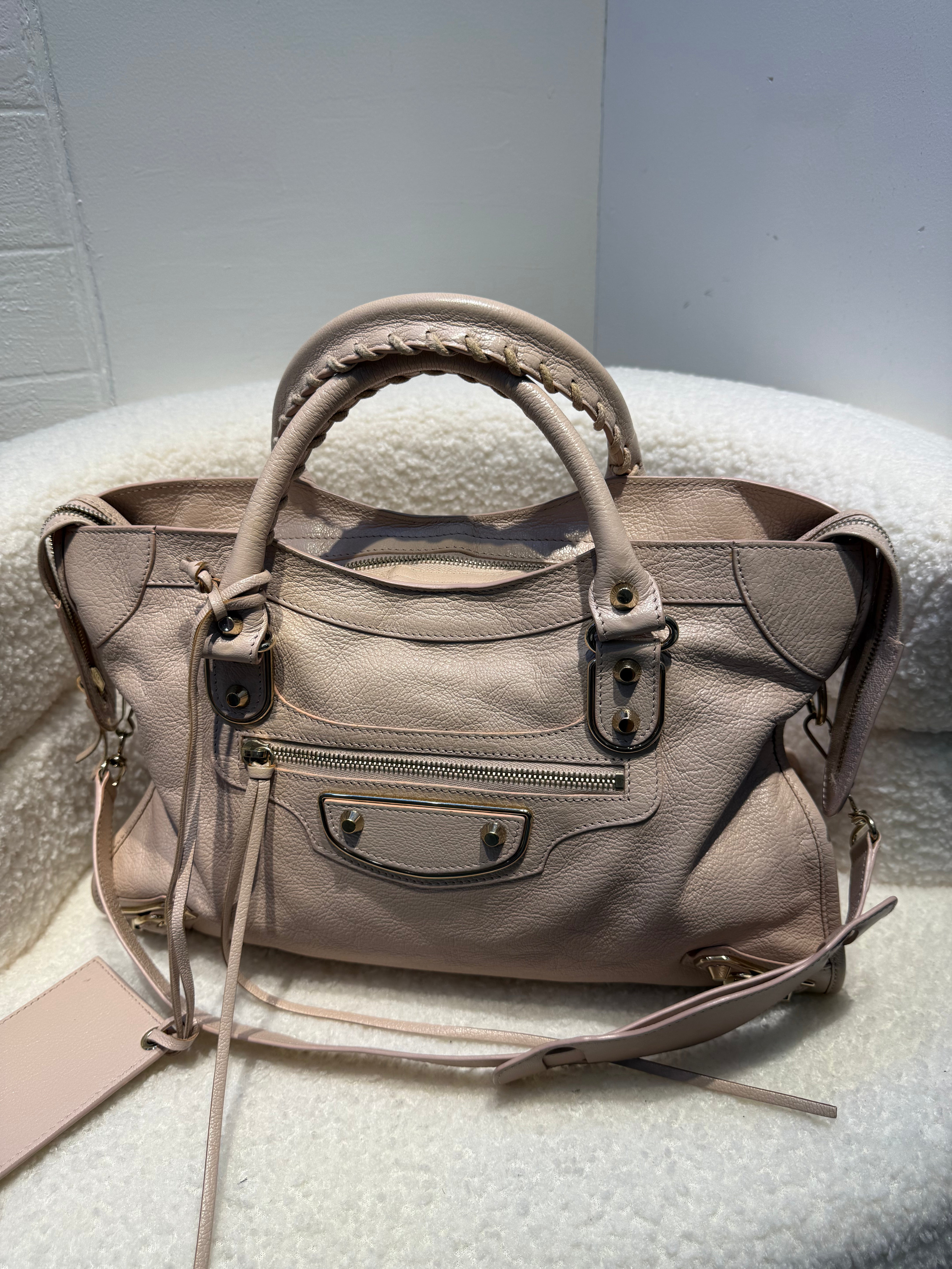 Balenciaga Metallic Edge City Bag