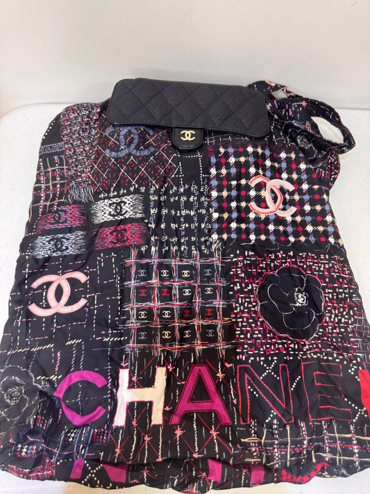 Chanel – Drawstring Tweed Backpack (Multicolor)