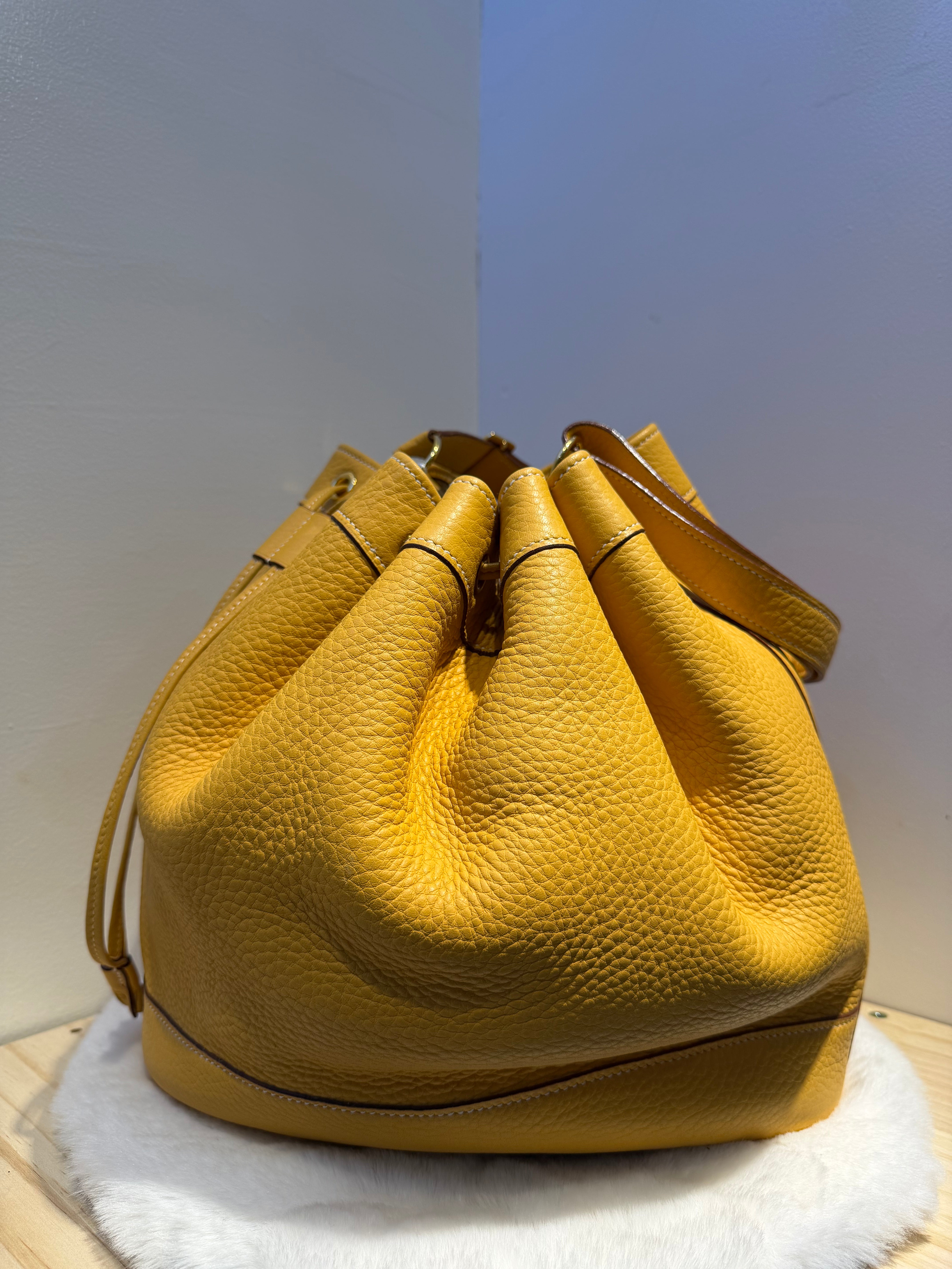 Hermes Market Bucket Bag 28 (Yellow)