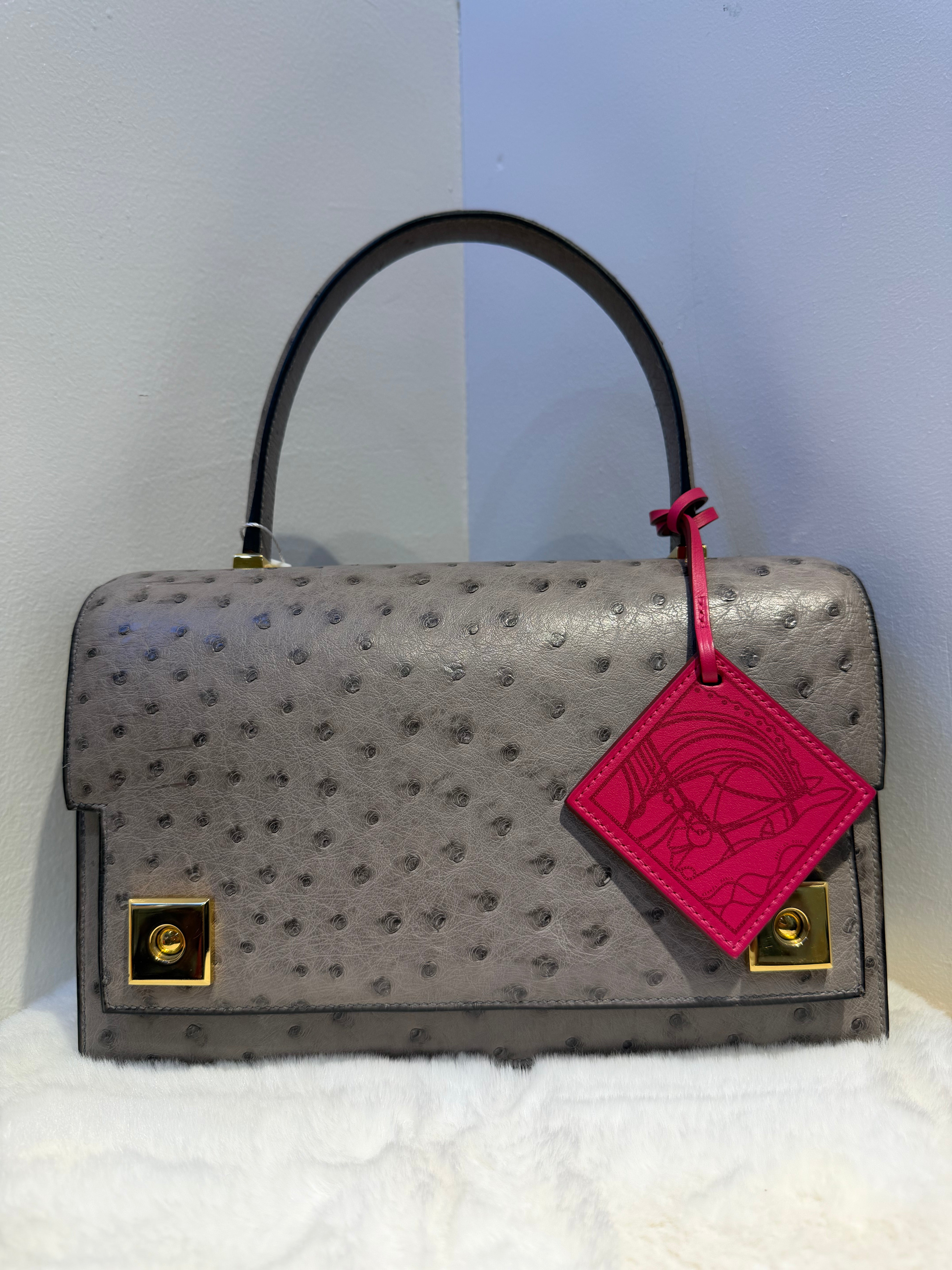 Hermes Piano Handbag 26 (Gray)