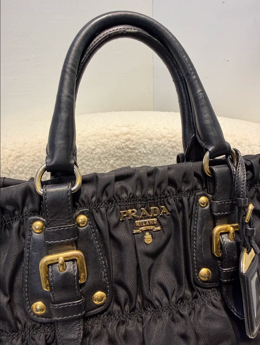 Prada Tesuto Gaufre Tote Bag