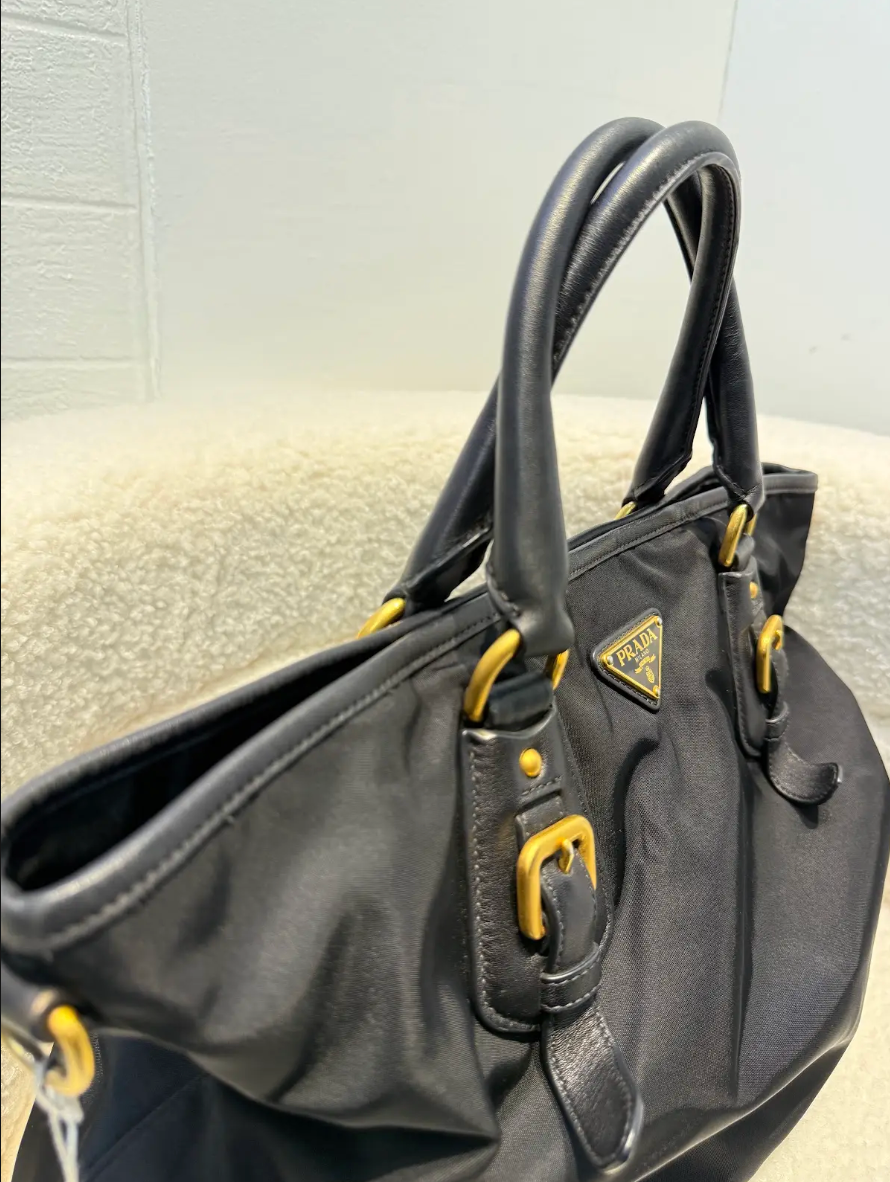 Prada Tesuto Nylon Two-way Tote Bag