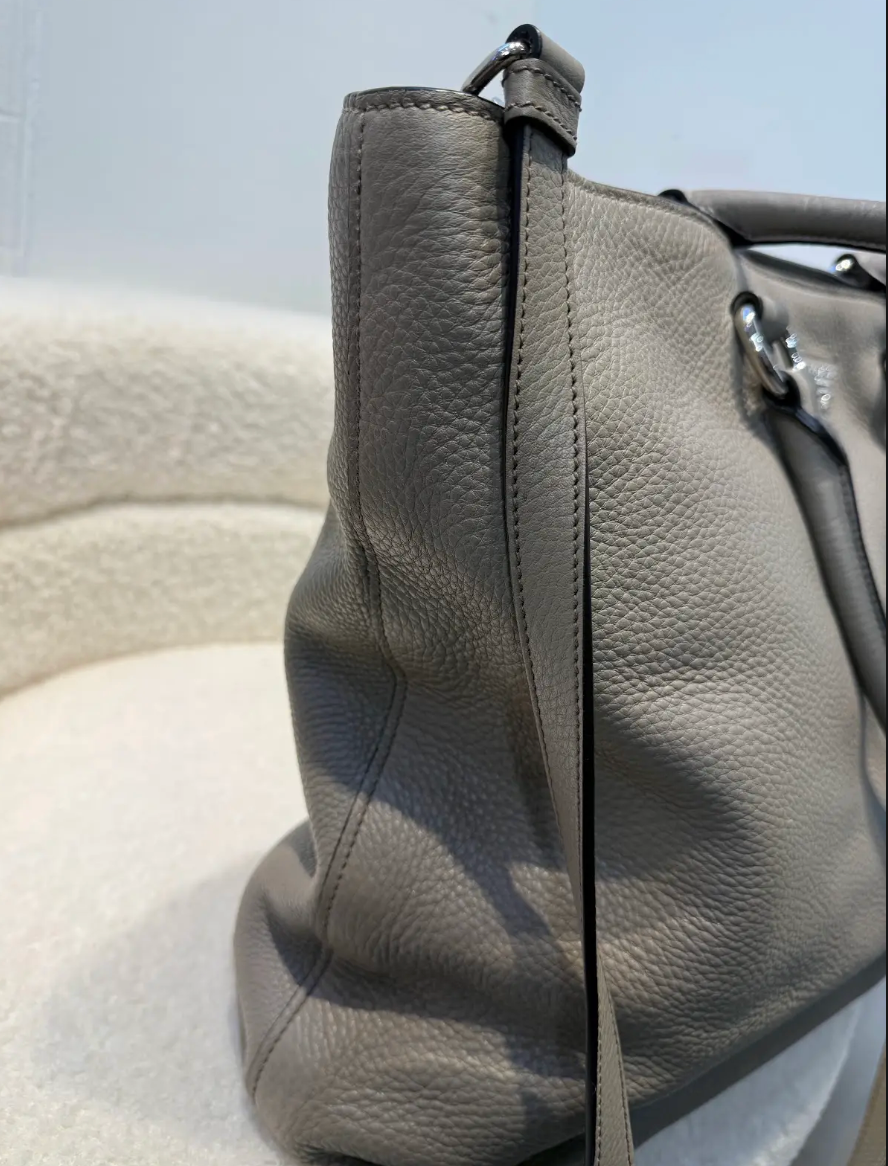 Prada Vitello Daino Two-way Leather Tote Bag