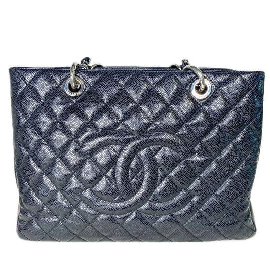 Chanel Quilted Leather Tote – Black